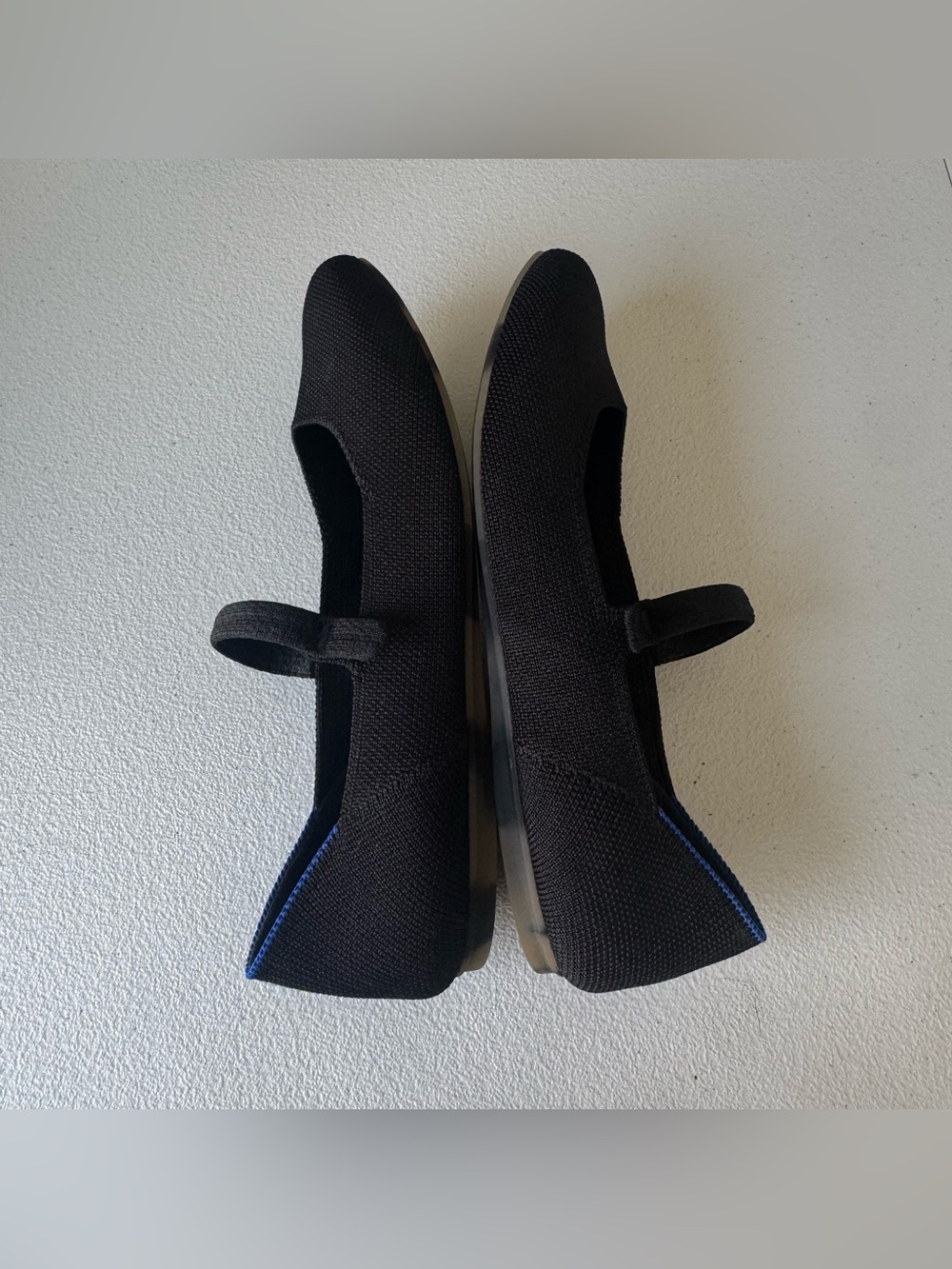 Rothy's The Square Mary Jane Washable Flats Black Size 7 - Picture 6 of 10